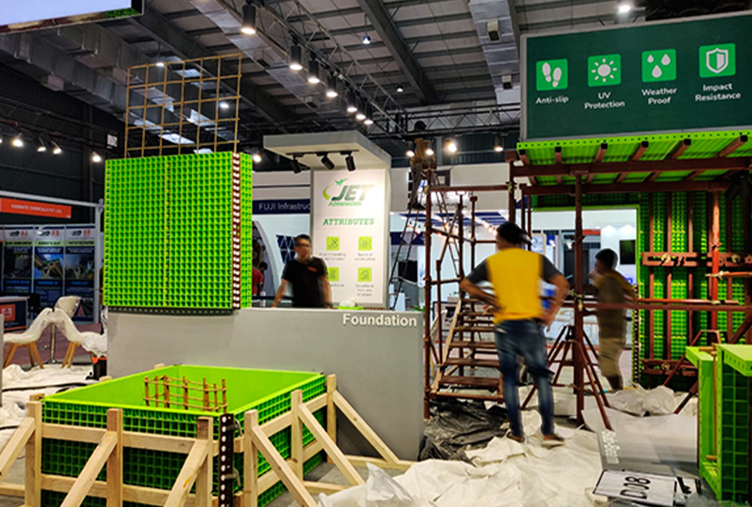 Exhibition space at World of Concrete 2022